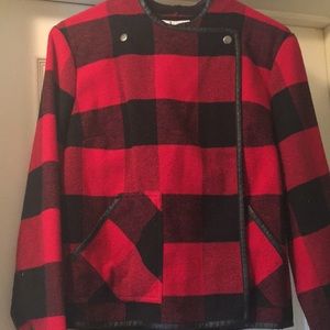 Buffalo check plaid jacket